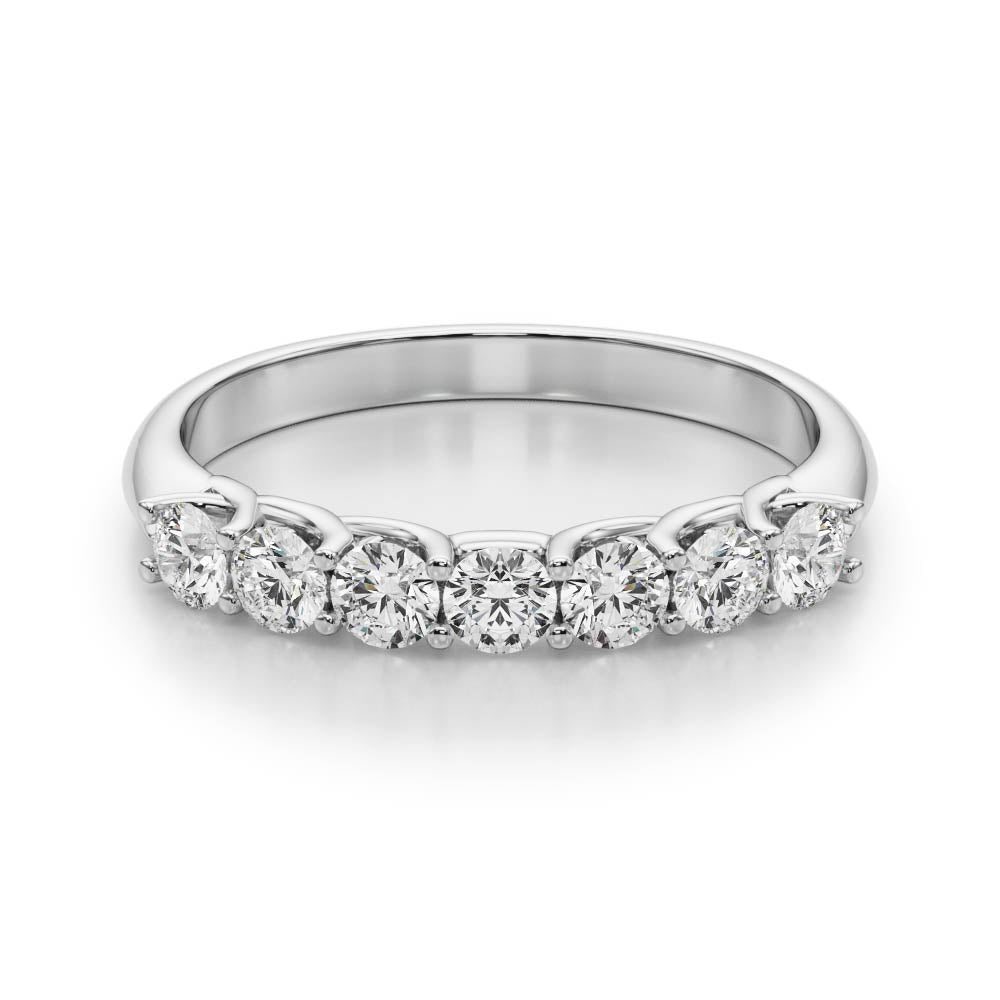 1/3 ct tw Lab Grown Diamond Wedding Band in 14K White Gold