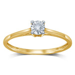 14K 0.05CT Diamond RING - Picasso Gold & Diamond Jewelry