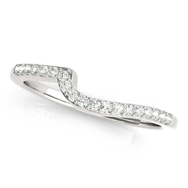 1/4 ct tw Lab Grown Diamond Wedding Band in 14K White Gold
