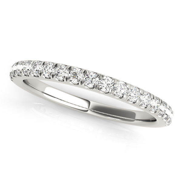 1/4 ct tw Lab Grown Diamond Wedding Band in 14K White Gold