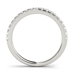 1/4 ct tw Lab Grown Diamond Wedding Band in 14K White Gold