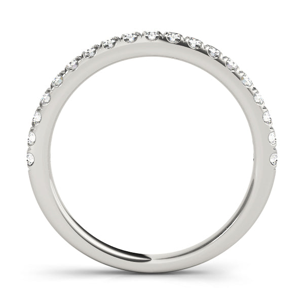 1/4 ct tw Lab Grown Diamond Wedding Band in 14K White Gold