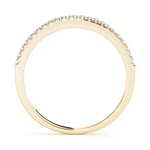 1/8 ct tw Lab Grown Diamond Wedding Band in 14K Yellow Gold