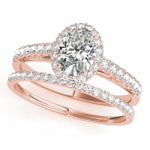 Oval Halo Lab Grown Diamond Engagement Ring - VS1 D/E/F | 14K & 18K Gold | 14K Rose Gold | Oval Lab Diamond | Picasso Gold & Diamond Chicago