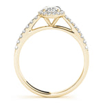 Oval Halo Lab Grown Diamond Engagement Ring - VS1 D/E/F | 14K & 18K Gold | 14K Rose Gold | Oval Lab Diamond | Picasso Gold & Diamond Chicago