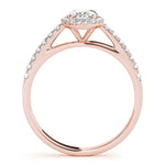 Oval Halo Lab Grown Diamond Engagement Ring - VS1 D/E/F | 14K & 18K Gold | 18K White Gold | Oval Lab Diamond | Picasso Gold & Diamond Chicago
