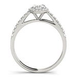 Oval Halo Lab Grown Diamond Engagement Ring - VS1 D/E/F | 14K & 18K Gold | 18K White Gold | Oval Lab Diamond | Picasso Gold & Diamond Chicago