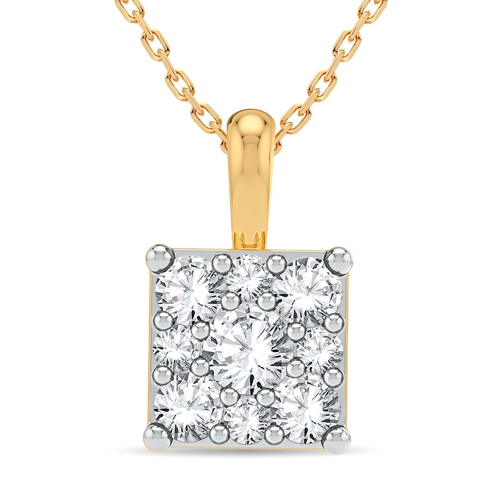 14K 0.23CT Diamond Pendant - Picasso Gold & Diamond Jewelry