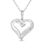10K 0.04CT Diamond Pendant - Picasso Gold & Diamond Jewelry