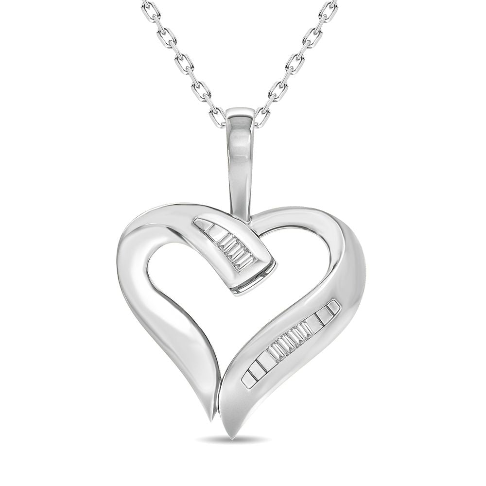 10K 0.04CT Diamond Pendant - Picasso Gold & Diamond Jewelry