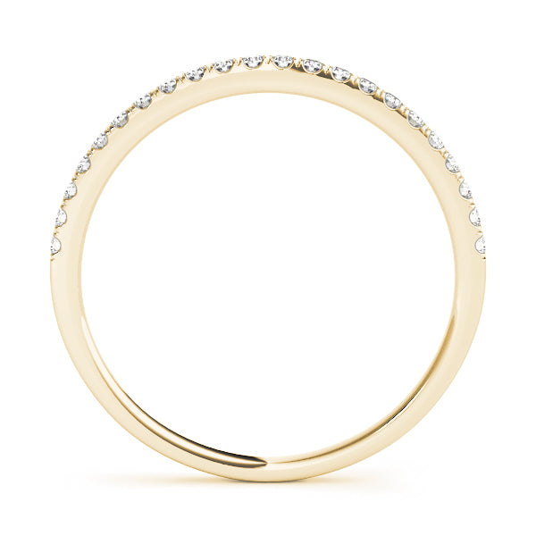 1/8 ct tw Lab Grown Diamond Wedding Band in 14K Yellow Gold