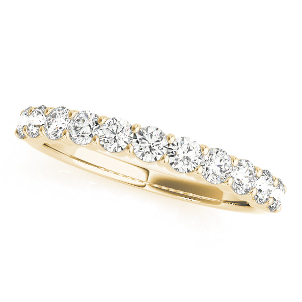 1/2 ct tw Lab Grown Diamond Wedding Band in 14K Yellow Gold