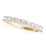1/2 ct tw Lab Grown Diamond Wedding Band in 14K Yellow Gold