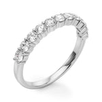 3/4 ct tw Lab Grown Diamond Wedding Band in 14K White Gold