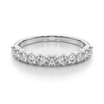 1 5/8 ct tw Lab Grown Diamond Wedding Band in 14K White Gold