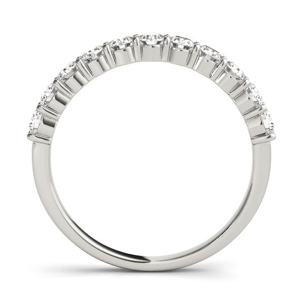 3/4 ct tw Lab Grown Diamond Wedding Band in 14K White Gold