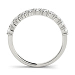 1 5/8 ct tw Lab Grown Diamond Wedding Band in 14K White Gold