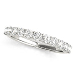 1 ct tw Lab Grown Diamond Wedding Band in 14K White Gold