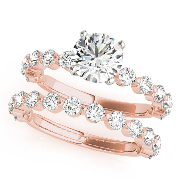 Round Single Row Lab Grown Diamond Engagement Ring - VS1 D/E/F | 14K & 18K Gold | 14K Yellow Gold | Round Lab Diamond | Picasso Gold & Diamond Chicago
