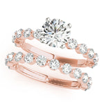 Round Single Row Lab Grown Diamond Engagement Ring - VS1 D/E/F | 14K & 18K Gold | 14K Yellow Gold | Round Lab Diamond | Picasso Gold & Diamond Chicago