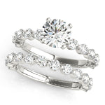 Round Single Row Lab Grown Diamond Engagement Ring - VS1 D/E/F | 14K & 18K Gold | 14K Rose Gold | Round Lab Diamond | Picasso Gold & Diamond Chicago