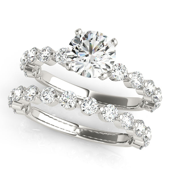 Round Single Row Lab Grown Diamond Engagement Ring - VS1 D/E/F | 14K & 18K Gold | 14K Rose Gold | Round Lab Diamond | Picasso Gold & Diamond Chicago