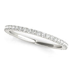 1/3 ct tw Lab Grown Diamond Wedding Band in 14K White Gold