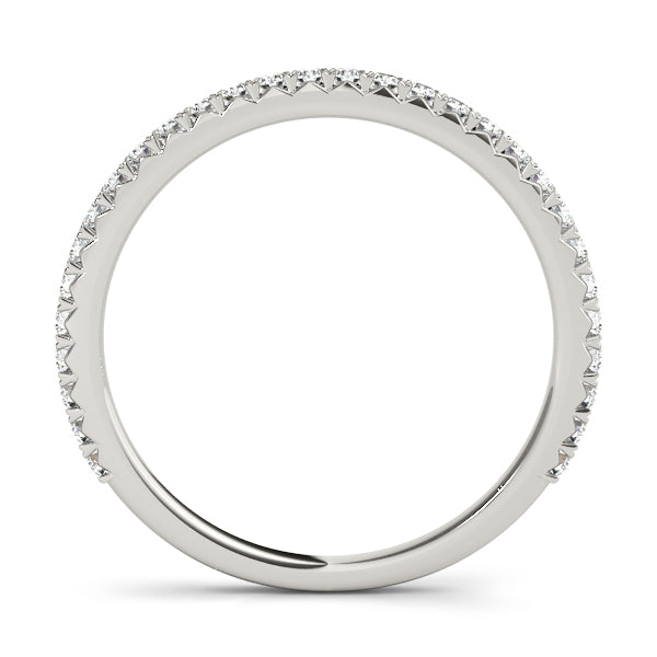 1/3 ct tw Lab Grown Diamond Wedding Band in 14K White Gold