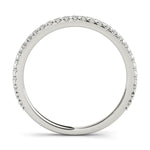 1/3 ct tw Lab Grown Diamond Wedding Band in 14K White Gold