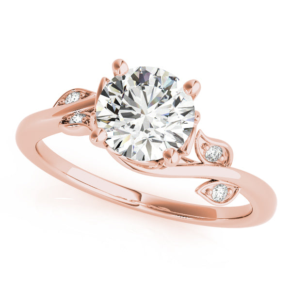 Round Bypass Lab Grown Diamond Engagement Ring - VS1 D/E/F | 14K & 18K Gold | 14K White Gold | Round Lab Diamond | Picasso Gold & Diamond Chicago
