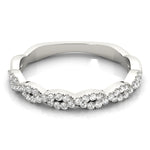 1/4 ct tw Lab Grown Diamond Wedding Band in 14K White Gold