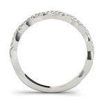 1/4 ct tw Lab Grown Diamond Wedding Band in 14K White Gold