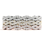 1/4 ct tw Lab Grown Diamond Wedding Band in 14K White Gold