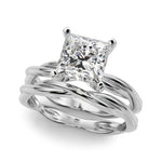 Round Twisted Shank Lab Grown Diamond Engagement Ring - VS1 D/E/F | 14K & 18K Gold | 18K White Gold | Round Lab Diamond | Picasso Gold & Diamond Chicago