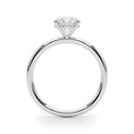 3 ct Round Lab Grown Diamond Engagement Ring Setting in 14K White Gold