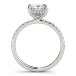 Princess Cut Hidden Halo Lab Grown Diamond Engagement Ring - VS1 D/E/F | 14K & 18K Gold | 14K Rose Gold | Princess Cut Lab Diamond | Picasso Gold & Diamond Chicago