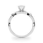 Round Twisted Shank Lab Grown Diamond Engagement Ring - VS1 D/E/F | 14K & 18K Gold | 18K White Gold | Round Lab Diamond | Picasso Gold & Diamond Chicago