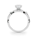 Round Twisted Shank Lab Grown Diamond Engagement Ring - VS1 D/E/F | 14K & 18K Gold | Lab Grown Diamond Engagement Ring | Picasso Gold & Diamond | Chicago