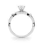 Round Twisted Shank Lab Grown Diamond Engagement Ring - VS1 D/E/F | 14K & 18K Gold | 14K Rose Gold | Round Lab Diamond | Picasso Gold & Diamond Chicago