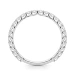 3/4 ct tw Lab Grown Diamond Wedding Band in 14K White Gold