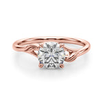Round Bypass Lab Grown Diamond Engagement Ring - VS1 D/E/F | 14K & 18K Gold | 14K Yellow Gold | Round Lab Diamond | Picasso Gold & Diamond Chicago