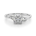 Round Bypass Lab Grown Diamond Engagement Ring - VS1 D/E/F | 14K & 18K Gold | 14K Yellow Gold | Round Lab Diamond | Picasso Gold & Diamond Chicago
