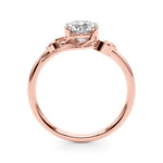 Round Bypass Lab Grown Diamond Engagement Ring - VS1 D/E/F | 14K & 18K Gold | 14K Rose Gold | Round Lab Diamond | Picasso Gold & Diamond Chicago