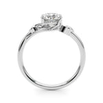 Round Bypass Lab Grown Diamond Engagement Ring - VS1 D/E/F | 14K & 18K Gold | 14K Rose Gold | Round Lab Diamond | Picasso Gold & Diamond Chicago