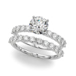 1/2 ct tw Lab Grown Diamond Engagement Ring Setting in 14K White Gold