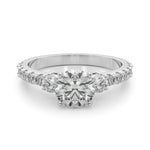 5/8 ct tw Lab Grown Diamond Engagement Ring Setting in 14K White Gold