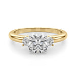 1/5 ct tw Lab Grown Diamond Engagement Ring Setting in 14K Yellow Gold