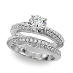 Round Twisted Shank Lab Grown Diamond Engagement Ring - VS1 D/E/F | 14K & 18K Gold | 14K Rose Gold | Round Lab Diamond | Picasso Gold & Diamond Chicago