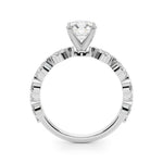 1/2 ct tw Lab Grown Diamond Engagement Ring Setting in 14K White Gold