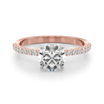1 3/4 ct tw Lab Grown Diamond Engagement Ring Setting in 14K White Gold